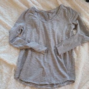 Loft Striped Vintage Soft Long Sleeve Tee